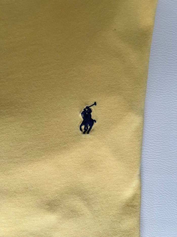 T-shirt Ralph Lauren col rond jaune homme taille L - photo numéro 4