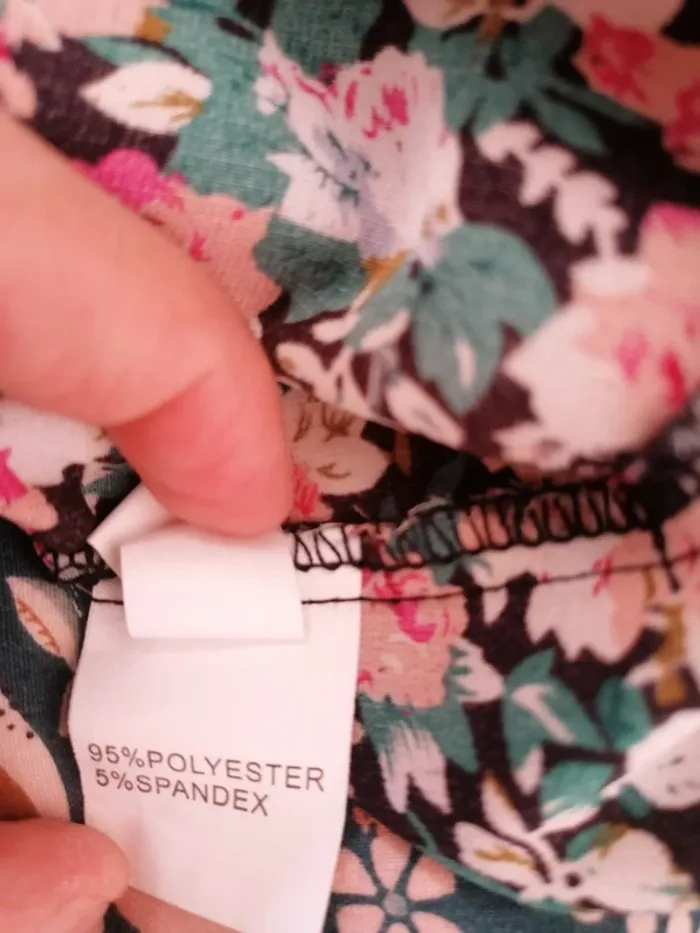 Chemisier/blouse fleuri manches longues - Taille M - photo numéro 4