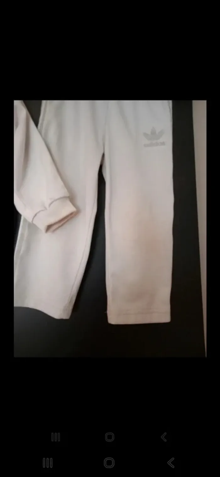 Survêtement Adidas Originals blanc Taille 2 ans - photo numéro 3