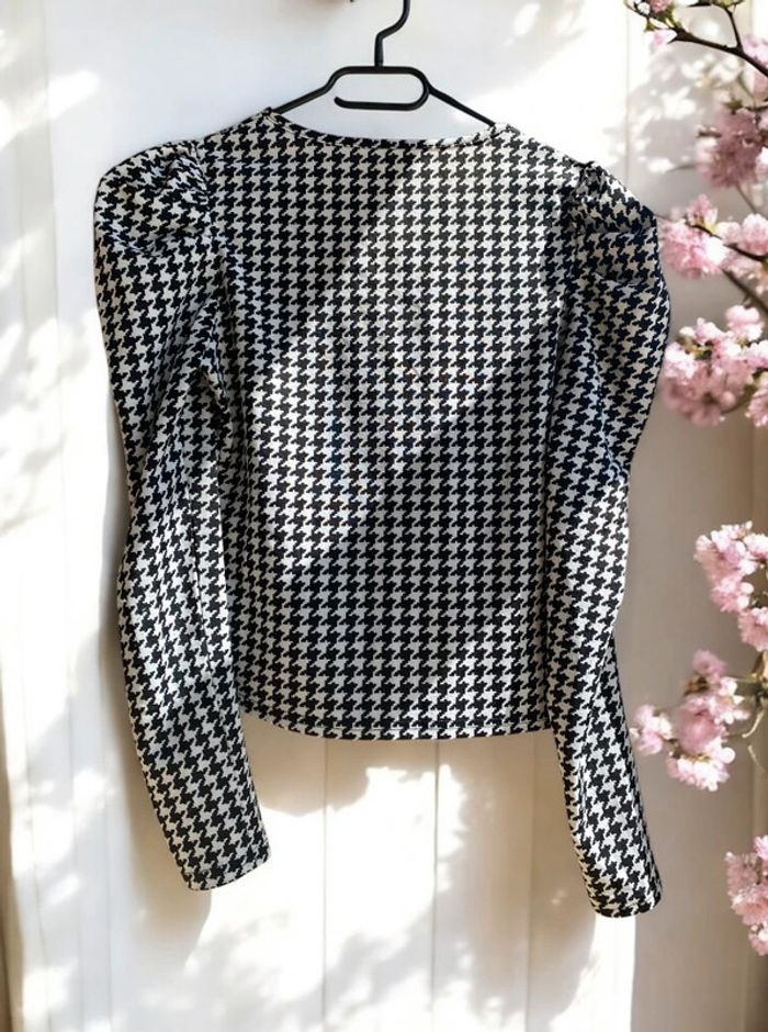 🎀Haut manche longue noir et blanc femme taille M🎀 - photo numéro 2