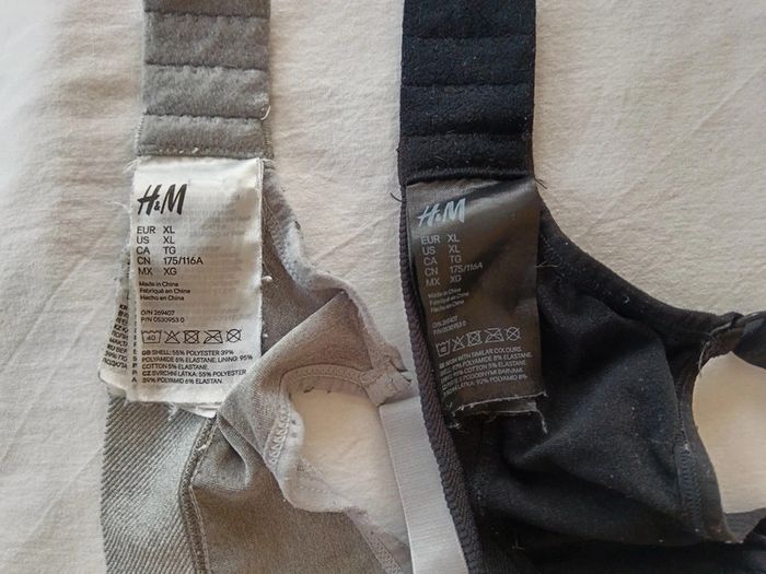 Lot 2 brassières d'allaitement H&M XL - photo numéro 3