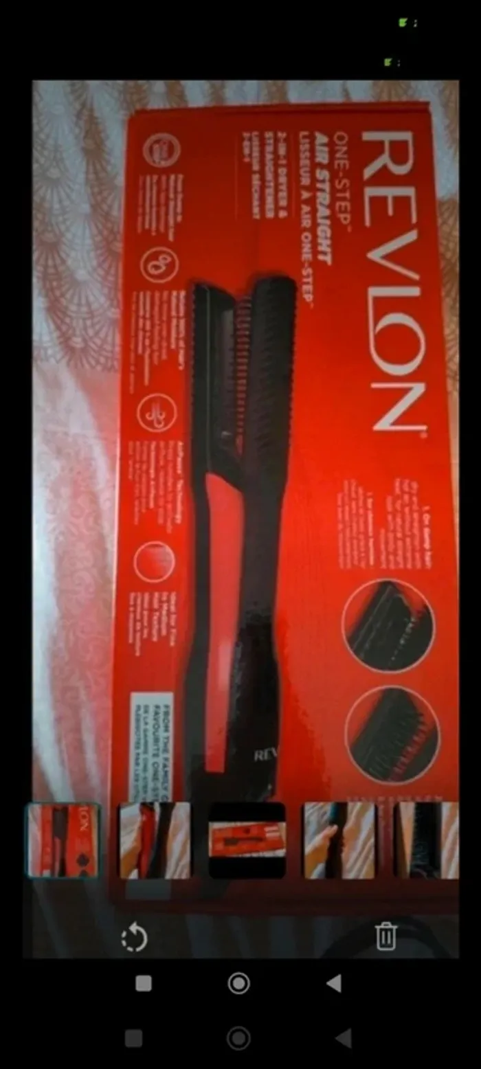 Revlon One-Step Air Straight 2en1 Lisseur et sèche cheveux avec flux d'air - photo numéro 8