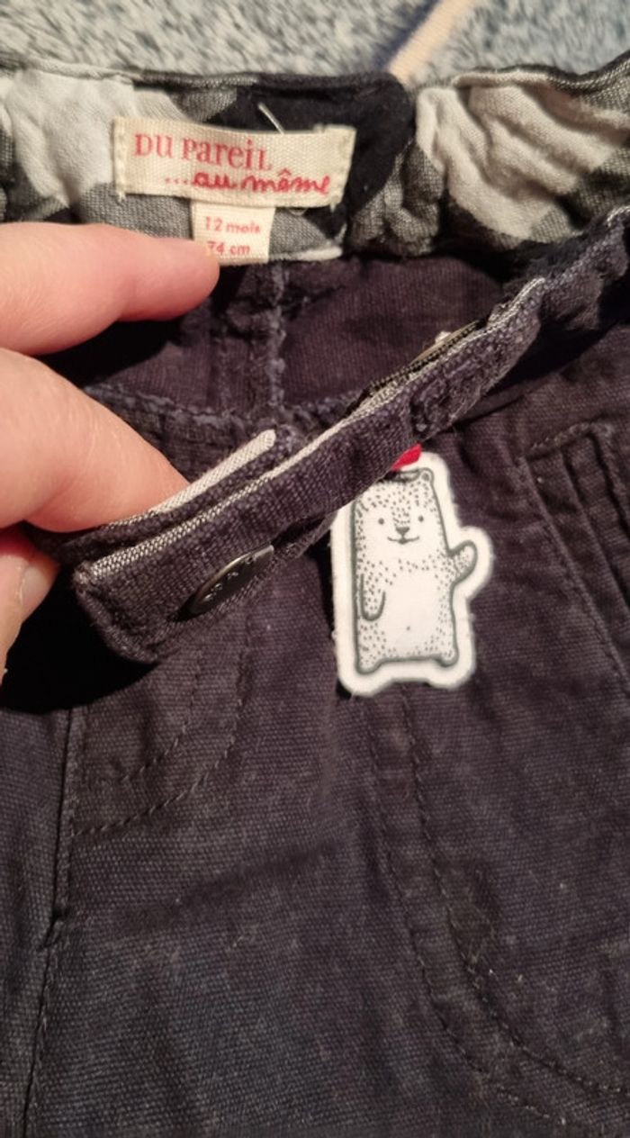 Pantalon noir epais - photo numéro 3