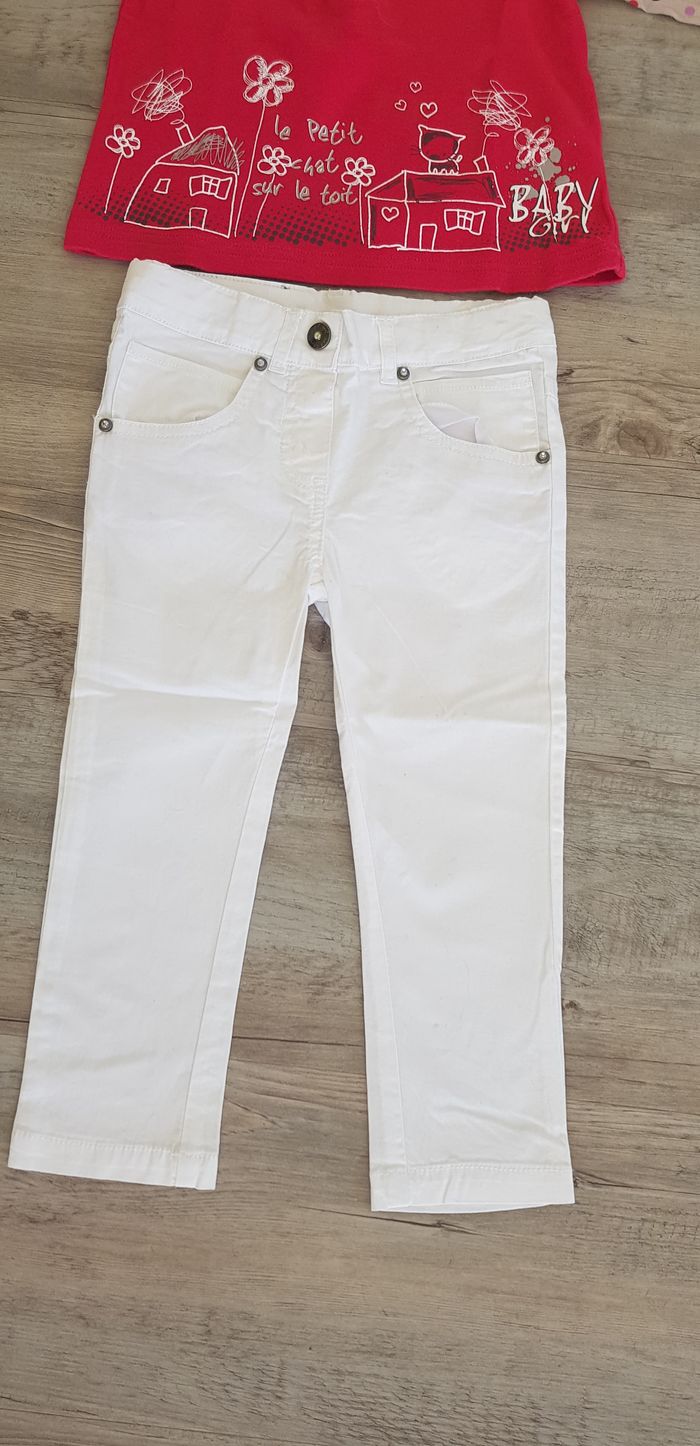 Lot de 4 pantalons fille - photo numéro 2