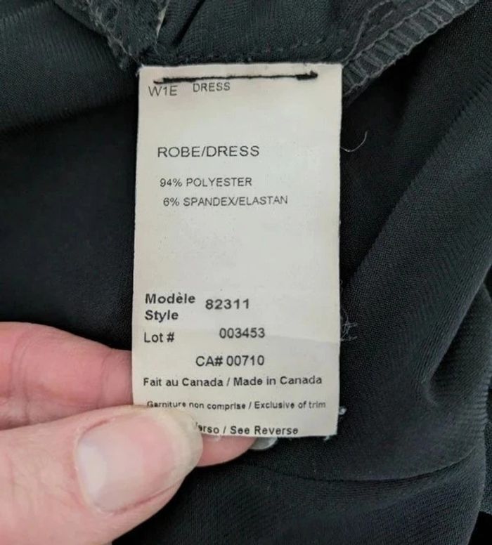 Robe noire longue chic - Joseph Ribkoff - taille 46 - photo numéro 7