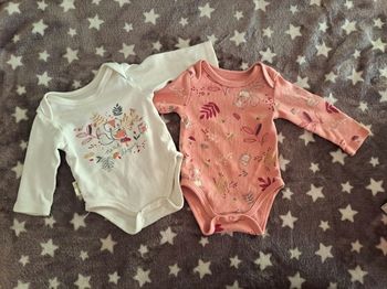 Lot 2 bodies petit béguin