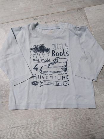 Tee-shirt manches longues 12 mois timberland