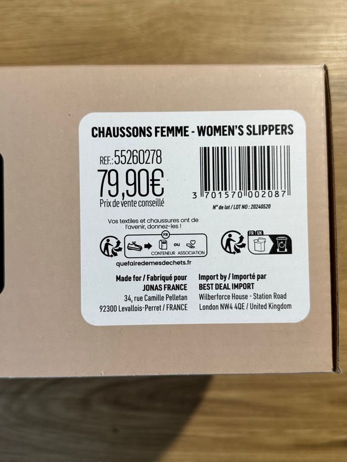 Chaussons femme neuf rodier Paris - photo numéro 5