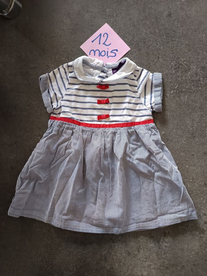 Robe marinière 12 mois