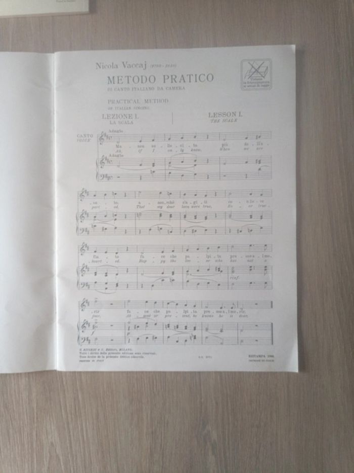 Vaccaj édition Peters et Ricordi - photo numéro 14