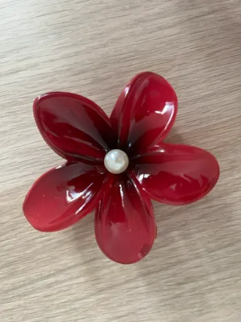 Pince à cheveux en forme de fleur Hawaï