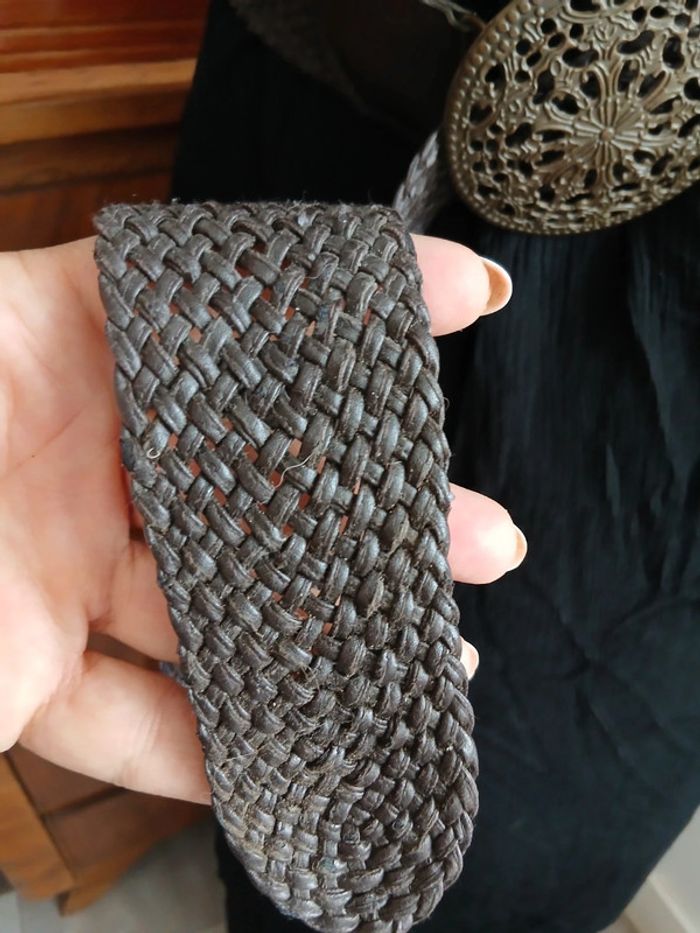 Ceinture large et longue 135 cm style gypsy chic bohème - photo numéro 3