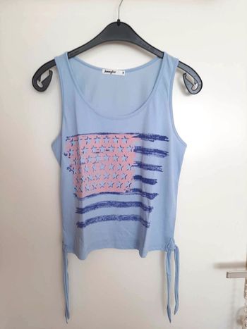 Top bleu ciel
