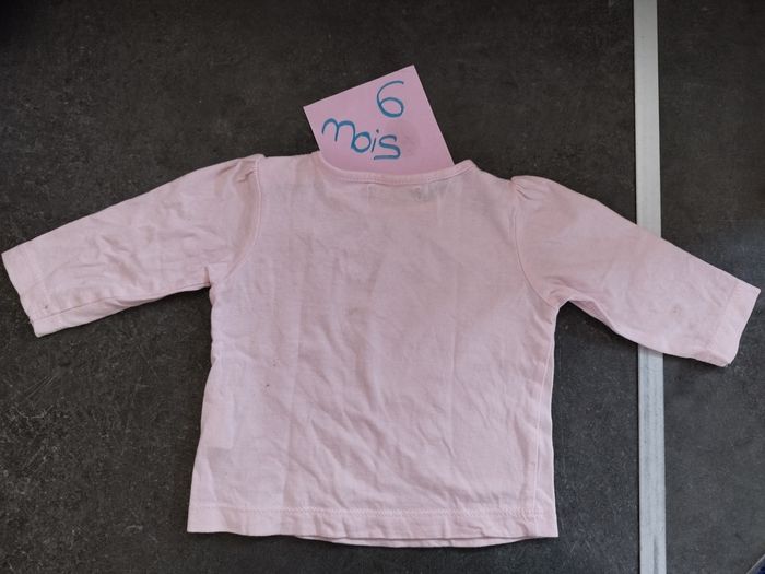 T-shirt "Mini princesse" 6 mois - photo numéro 4