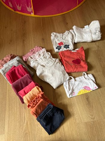 Lot vêtements fille 18 mois 