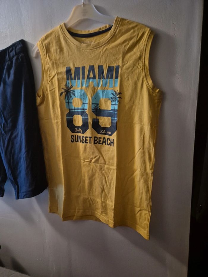 Ensemble tee-shirt + short garçon - photo numéro 2