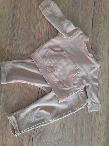 Ensemble 12 mois kiabi marron