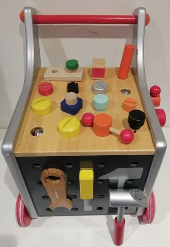 Chariot de marche et de bricolage janod