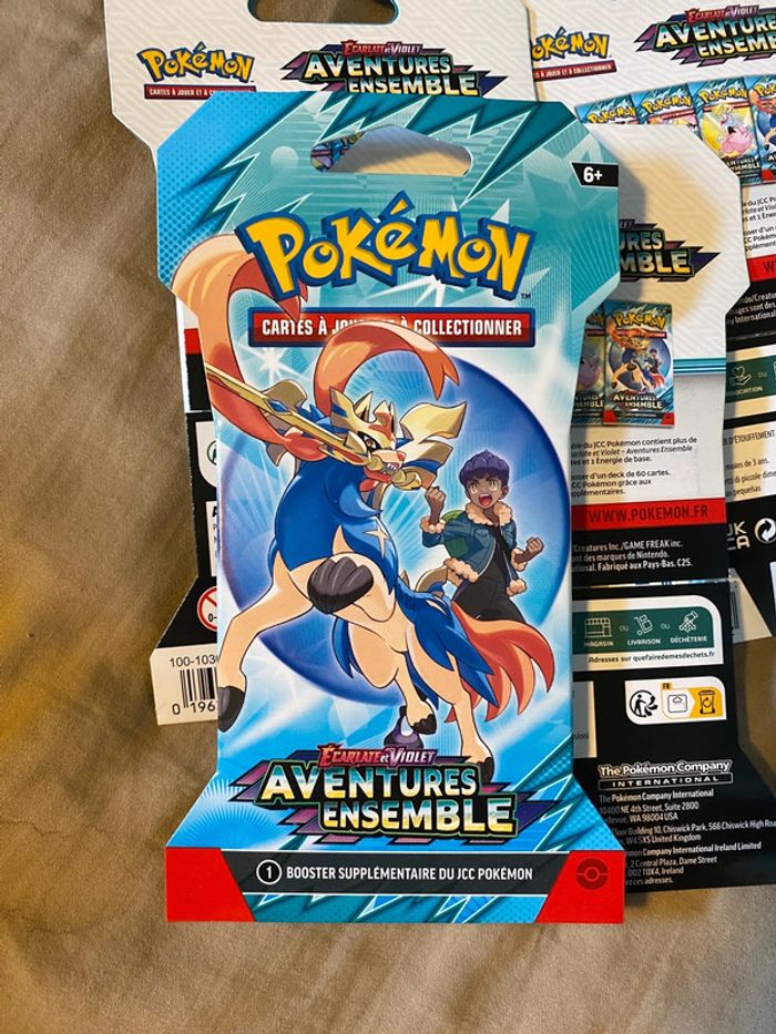 Lot de 6 blisters pokémon EV09 aventures ensemble - photo numéro 8