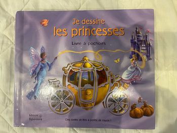 Livre princesse - pochoirs