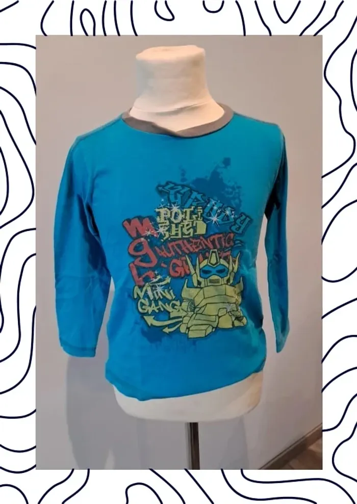 Tshirt manche longue 5 ans