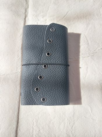 Mini journal en cuir 