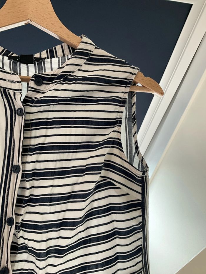Chemisier blouse sans manches 36 - photo numéro 5