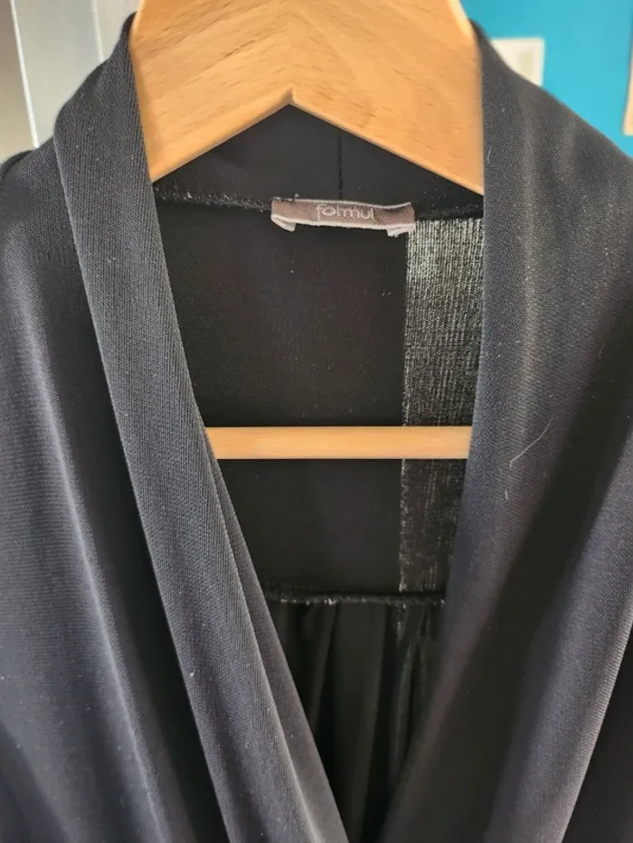 Combi pantalon noire formul taille 40 bon état elastiquée - photo numéro 3