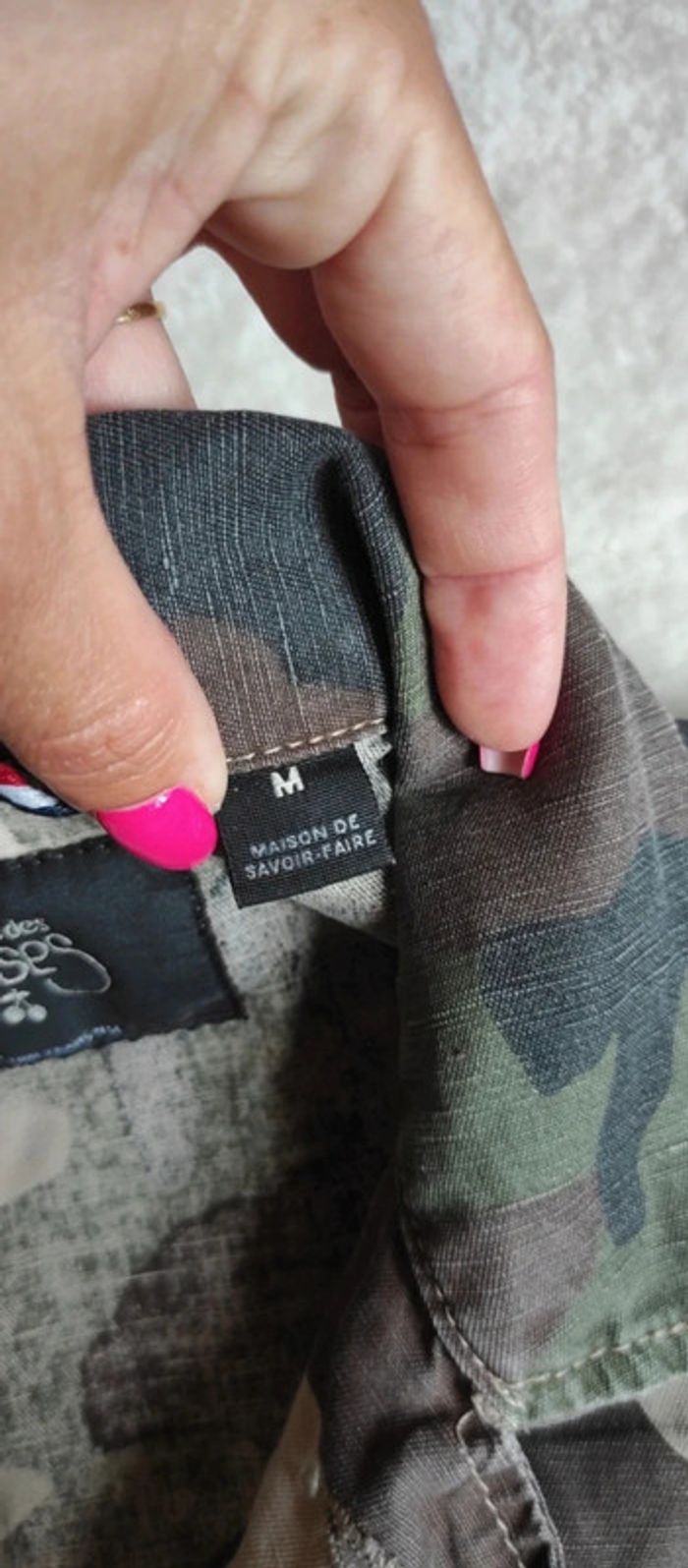 L'originale chemise de l'armée Vietnamienne Le Temps des Cerises LTC M camouflage - photo numéro 7