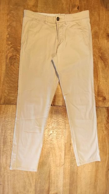 Pantalon chinos beige