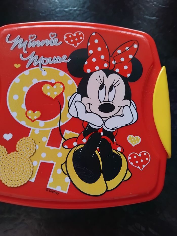 Boîte à goûter  ou pique nique Minnie - photo numéro 9