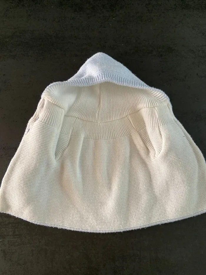 Gilet acrylique taille 1 mois - photo numéro 2