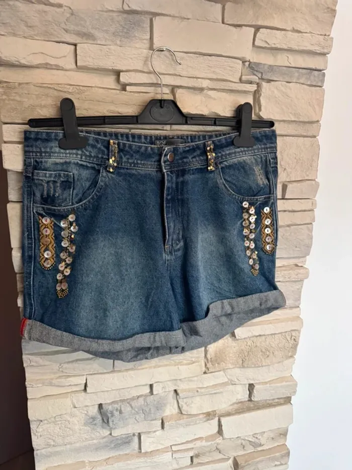 Short en jean