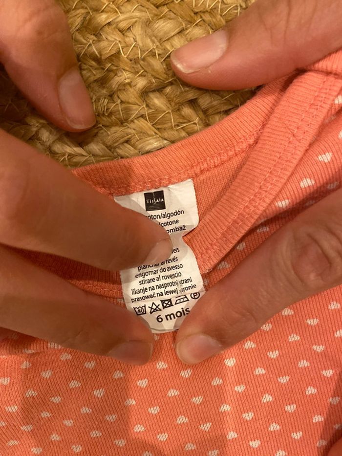 Body fille 6 mois Tissaia - photo numéro 2