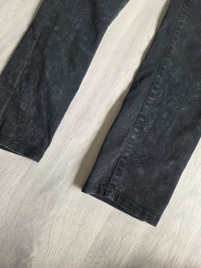 Jean noir taille L - avec zip arrière tendance - photo numéro 2