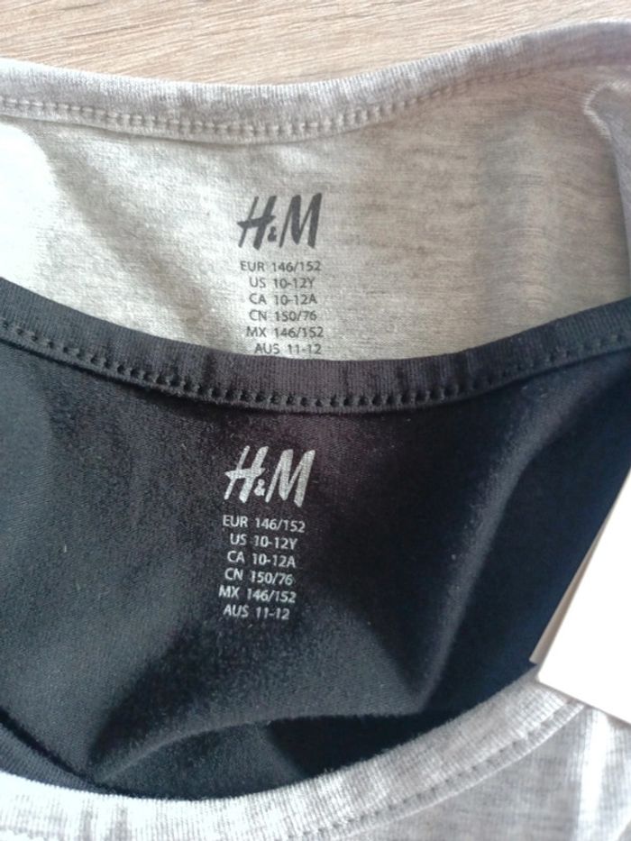 72. Lot de 2 débardeurs neufs H&M 10-12ans 146-152 - photo numéro 5