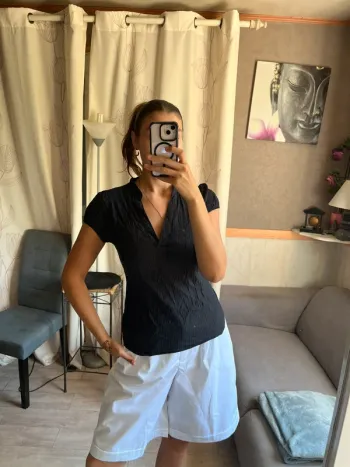 Blouse siren office cintrée vintage bohème