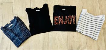 Lot de 4 pulls de grossesse – confort & style 👗🤰✨