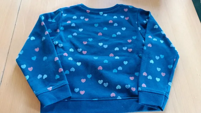 Pull col rond motif coeur - photo numéro 4