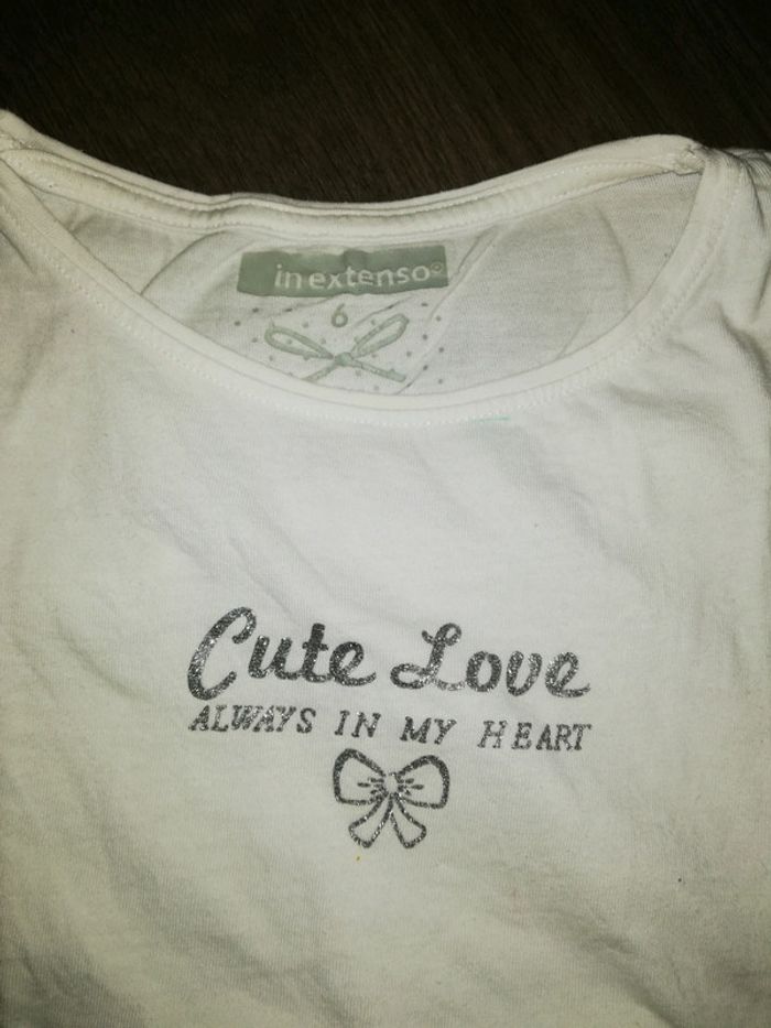 Tee-shirt fille 6 ans - photo numéro 2