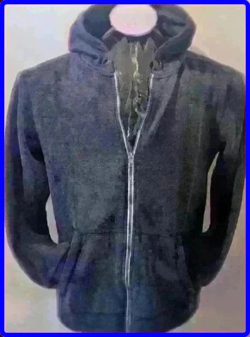 veste zippee à capuche