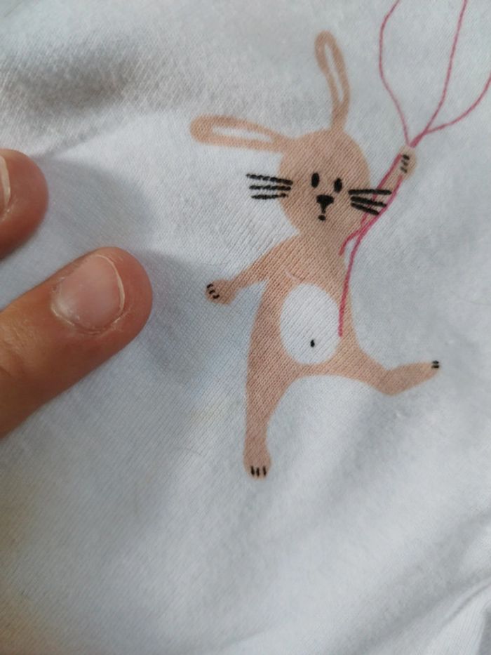 Lot de 4 body manches courtes bébé fille taille 6 mois été - photo numéro 7