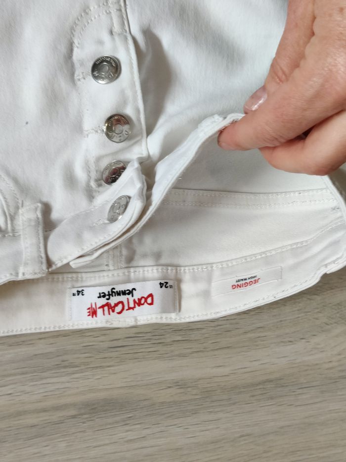 Ensemble pantalon slim jegging taille haute et top à pois Jennyfer Kiabi Taille 34-XS - photo numéro 3