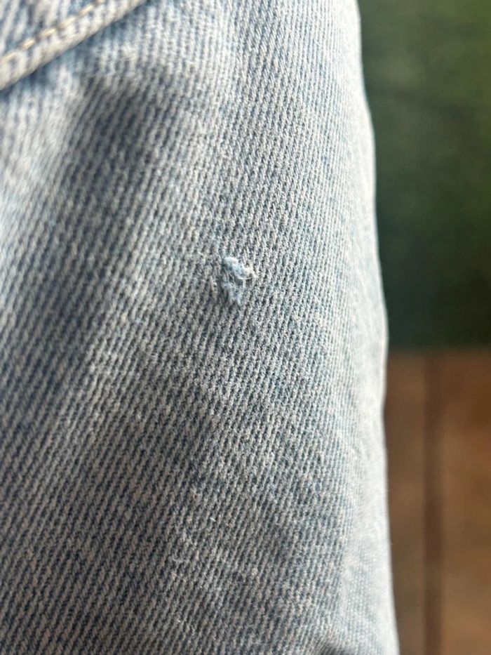 Jean straight fit bleu clair Zara xxs - photo numéro 6