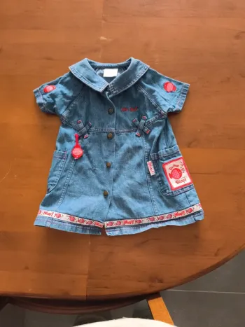 Robe en jean bébé 6 mois Blurp très bon état