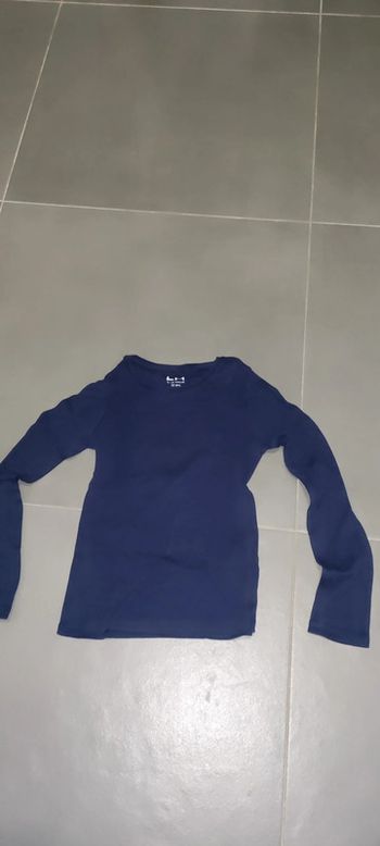 Tee-shirt manches longues La Halle 10 ans 1€