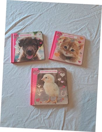Lot de 3 livre trop mignons. J'aime ta frimousse.