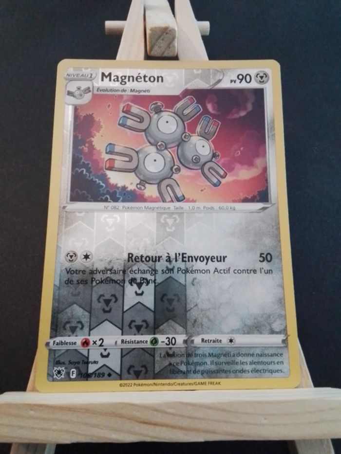 Carte Pokémon Magnéton Reverse 106/189