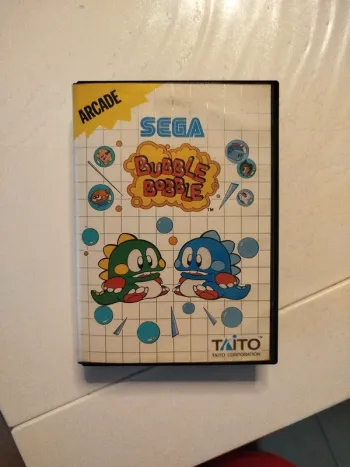 Boîte vide bubble bobble sega master system