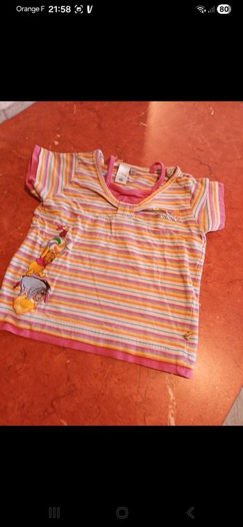 T.shirt fille taille 36 mois
